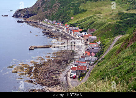 Crovie Dorf, Aberdeenshire, Schottland Stockfoto