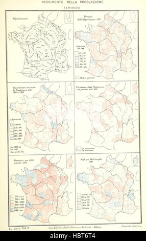 Bild entnommen Seite 1007 von "La Terra, Trattato Popolare di Geografia Universale pro G. Marinelli Ed Altri Scienziati Italiani, etc. [mit Abbildungen und Karten.]" Bild entnommen Seite 1007 von "La Terra, Trattato Popolare Stockfoto