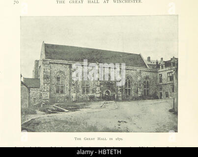 Die große Halle, Winchester Castle Bild entnommen Seite 114 von "The Great Hall, Winchester Stockfoto