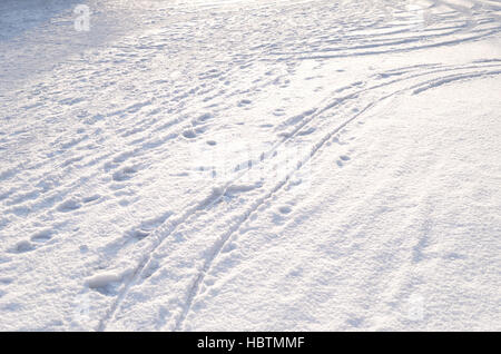 Neuschnee Stockfoto