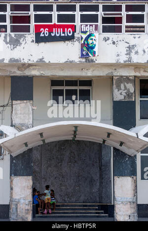 BEERDIGUNGEN FIDEL CASTRO LA HAVANA KUBA Stockfoto