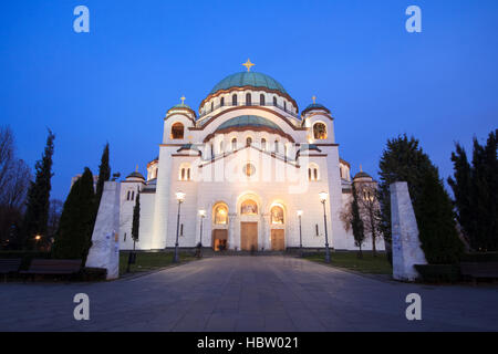 Saint Sava in Belgrad Cathedtal Stockfoto