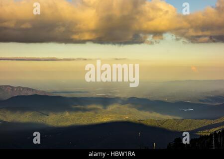 Mount Mimtchell Sonnenuntergang Landschaft im Sommer Stockfoto