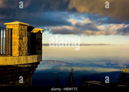 Mount Mimtchell Sonnenuntergang Landschaft im Sommer Stockfoto