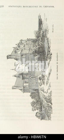 Statistique Monumentale du Calvados Bild entnommen Seite 1078 von "Statistique Monumentale du Calvados Stockfoto