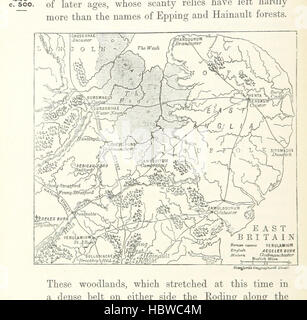 Abbildung Seite 84 entnommen "The Making of England... Mit Karten Bild entnommen Seite 84 von "The Making of England Stockfoto