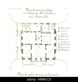 Bild von Seite 63 von "Le Petit-Trianon. Histoire et Beschreibung. [Mit Platten.] " Bild von Seite 63 von ' Le Petit Trianon Histoire et Stockfoto