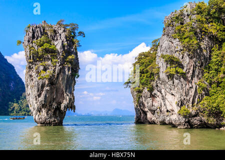 Thailand. James Bond Insel in der Phang Nga Bucht. Stockfoto