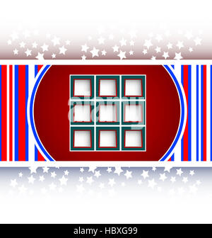 leeren Feld Zeichen Web anklicken, Taste Stockfoto