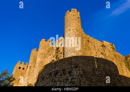 Burg in der Stadt Obidos - Portugal Stockfoto
