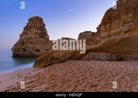 Strand in der Nähe von Albufeira - Algarve-Portugal Stockfoto