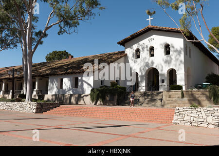 Exterieur des The Mission San Luis Obispo de Tolosa in San Luis Obispo, Kalifornien, USA. Stockfoto