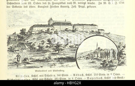 Bild von Seite 601 "Geographisch-Historisches Handbuch von Bayern" Bild entnommen Seite 601 "Geographisch-Historisches Handbuch von Bayern" Stockfoto