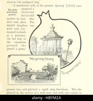 Bild von Seite 147 "eine Reihe von chinesischen Pfirsich-Steinen. [Skizzen des Dorflebens in Zentralchina. Mit Abbildungen.] " Bild von Seite 147 von "A String of Chinese Stockfoto