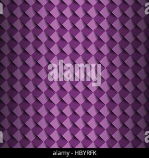 Violettes Quadrat mit Schatten abstrakten Hintergrund, Lager Vektor Stock Vektor