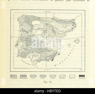 Omrids bei Geographien, Noermest Udarbejdet Ui Orug Ved Foreloesninger Bild entnommen Seite 797 von ' Omrids bei Geographien, Noermest Stockfoto