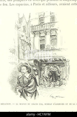 Bild entnommen Seite 452 von "Paris-de-Siècle-de-Siècle. Le Cœur de Paris, Splendeurs et Souvenirs. Texte, Dessins et Lithographes par A. Robida "Bild entnommen Seite 452 von" Paris de Siècle de Stockfoto
