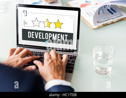 Leistungsfaehigen Lernkonzept Erfolg Training Stockfoto