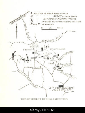 Bild entnommen Seite 903 von "The Fifth Army Corps... Eine Aufzeichnung der Vorgänge während des Bürgerkriegs... 1861-1865... Mit Karten und Illustrationen Bild entnommen Seite 903 von "The Fifth Army Corps Stockfoto