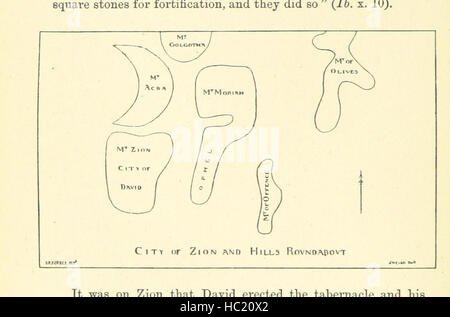 Die Heilige Stadt: Jerusalem, seiner Topographie, Wände und Tempel, etc. Bild entnommen Seite 24 von "die Heilige Stadt Jerusalem, Stockfoto