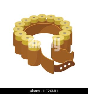 Schalen-Gürtel-Cartoon-Symbol Stock Vektor