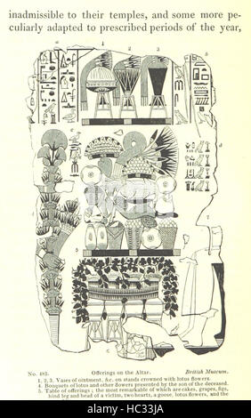 Sitten und Bräuche der alten Ägypter... Illustriert von Zeichnungen, etc. 3 Bd. (eine zweite Reihe von die Sitten und Gebräuche der alten Ägypter. 3 Vol.) Bild entnommen Seite 890 von "Sitten und Gebräuche Stockfoto