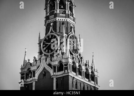 Spasskaja-Turm des Kreml in Moskau Stockfoto