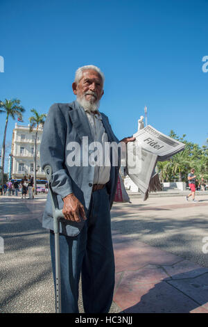 Kubanische Papier Verkäufer Stockfoto