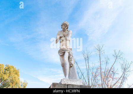 Rom (Italien) - Statue von Jesus in Milvio Brücke Stockfoto