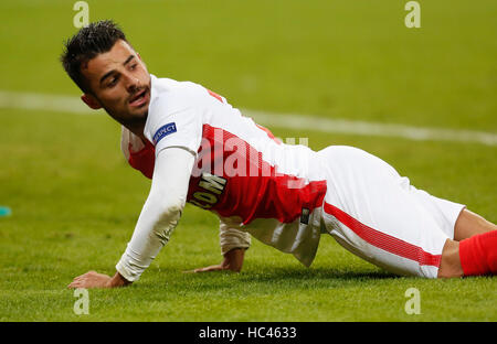 Leverkusen, Deutschland. 7. Dezember 2016. Champions League Gruppe E, Spieltag 6, Bayer Leverkusen gegen AS Monaco FC: Credit: Jürgen Schwarz/Alamy Live News Stockfoto