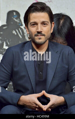 Tokio, Japan. 7. Dezember 2016. Diego Luna besucht die "Rogue ein: A Star Wars Geschichte/Star Wars: Rogue ein" im Ritz-Carlton Hotel am 7. Dezember 2016 in Tokio, Japan. | Verwendung Weltweit Credit: Dpa/Alamy Live-Nachrichten Stockfoto