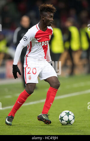 Leverkusen, Deutschland. 7. Dezember 2016. Monacos Nabil Dirar in Aktion während der Fußball-Champions-League-match zwischen Bayer Leverkusen und AS Monaco in der BayArena in Leverkusen, Deutschland, 7. Dezember 2016. Foto: Marius Becker/Dpa/Alamy Live News Stockfoto