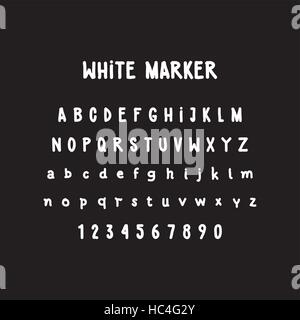 Schriftart Stock Vektor