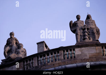 Architektonische Ornament ulica Kralja Milana verfügt über viele Gebäude von nationaler Bedeutung in der Stadt Belgrad Hauptstadt der Republik Serbien Stockfoto