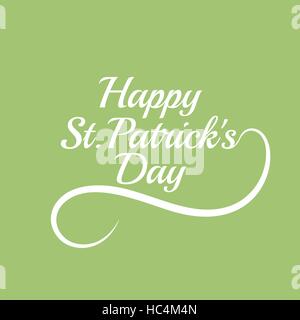 St. Patricks Day Card Design Stock Vektor