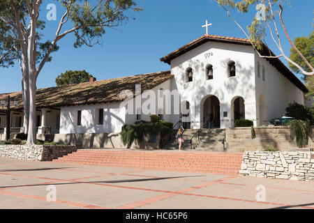 Die Mission San Luis Obispo de Tolosa in San Luis Obispo, Kalifornien, USA. Stockfoto