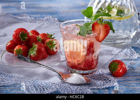 Sommer im Glas Stockfoto