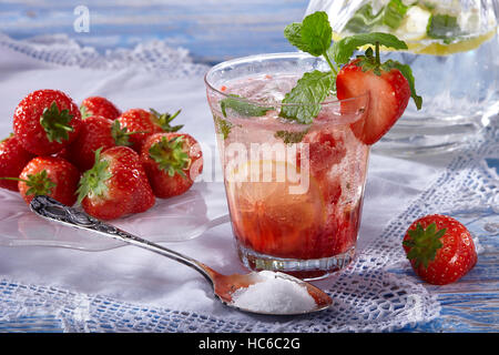 Sommer im Glas Stockfoto