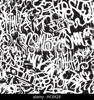 Vektor Stichwörter nahtloses Muster Stock Vektor