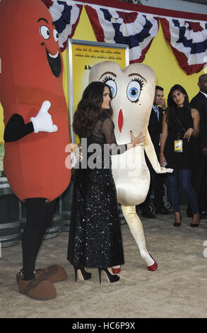 Film-Premiere von Wurst Party mit: Salma Hayek wo: Los Angeles, California, Vereinigte Staaten von Amerika bei: 10. August 2016 Stockfoto