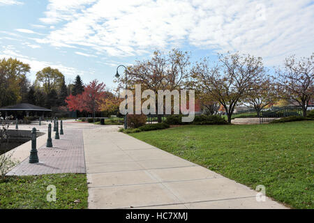 Cravath Seeufer Park in Whitewater, Wisconsin Stockfoto