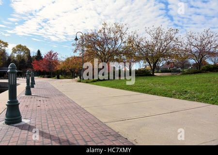 Cravath Seeufer Park in Whitewater, Wisconsin Stockfoto