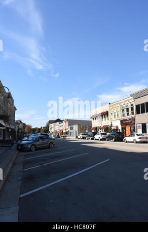 Downtown Wildwasser, Wisconsin Stockfoto