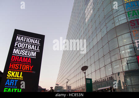 Das National Football Museum, Manchester Stockfoto