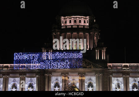 Weihnachten in Belfast Stockfoto