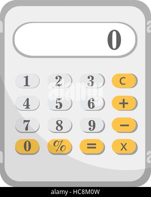 Rechnersymbol, flaches Design. isoliert auf weißem Hintergrund. Vektor-Illustration, ClipArt Stock Vektor