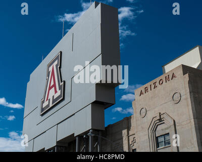 Arizona Fußballstadion, Campus der University of Arizona, Tucson, Arizona. Stockfoto