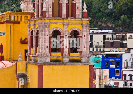 Die Basilika Colegiata de Nuestra Señora, die Gnade die Stadt - GUANAJUATO, Mexiko Stockfoto