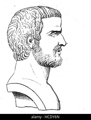 Diokletian, Gaius Aurelius Valerius Diocletianus Augustus, geboren Diokles, 244-312), römischer Kaiser, die Geschichte des antiken Rom, Römisches Reich, Italien Stockfoto