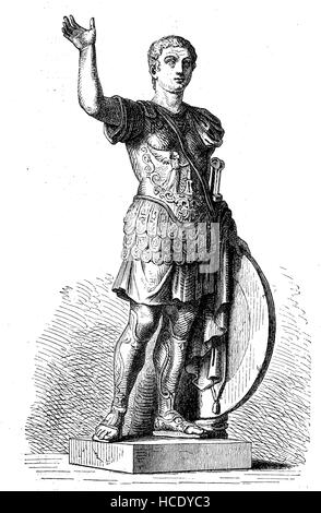 Titus, Titus Flavius Caesar Vespasianus Augustus, 39 AD - 81 n. Chr. römischer Kaiser, die Geschichte des antiken Rom, Römisches Reich, Italien Stockfoto